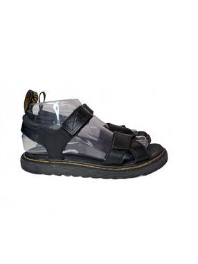 Dr. Martens Junior Vossie Leather Sandals Black Size 7 US